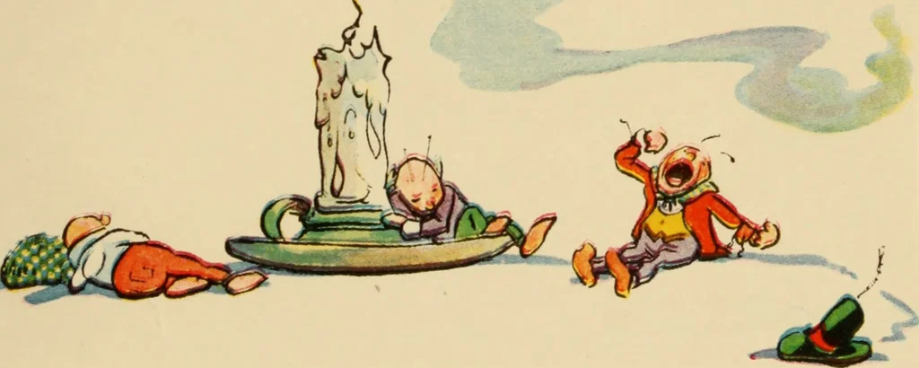An illustration from The bam bam clock, 1920, leaf 40