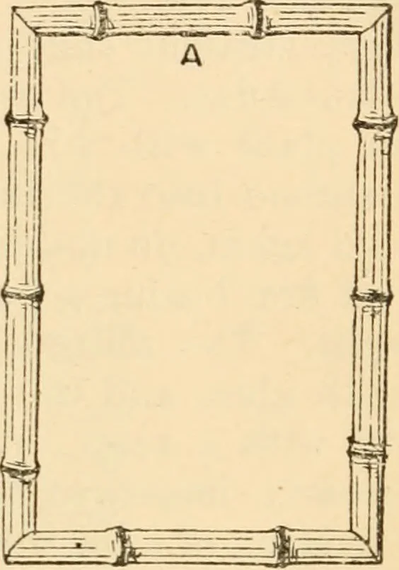An illustration from Bamboo work; comprising the construction of furniture, household fitments, and other articles in bamboo, 1901, leaf 106