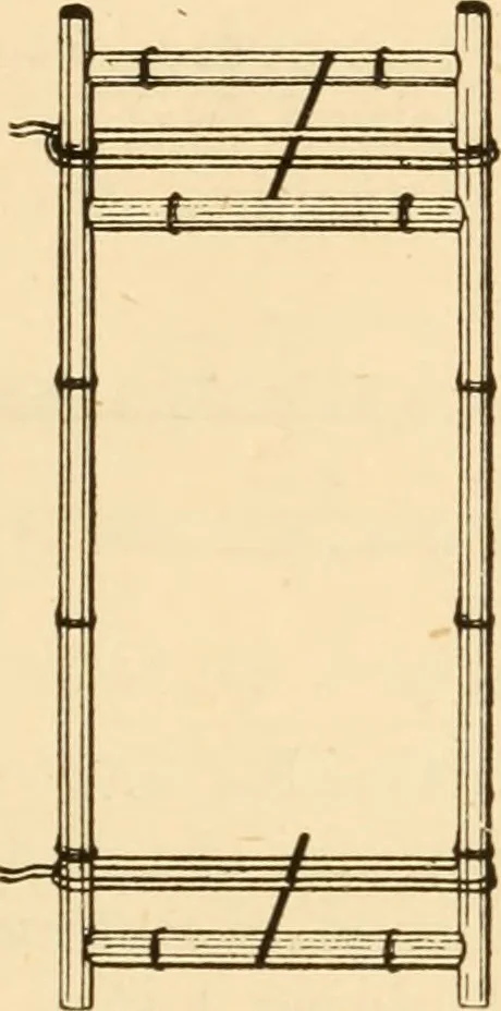 An illustration from Bamboo work; comprising the construction of furniture, household fitments, and other articles in bamboo, 1901, leaf 146