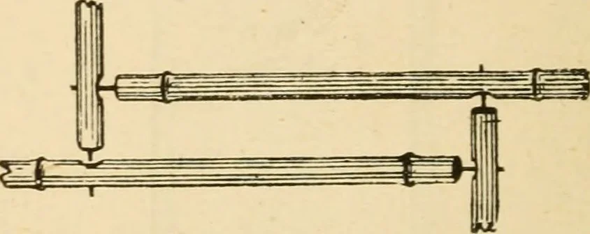 An illustration from Bamboo work; comprising the construction of furniture, household fitments, and other articles in bamboo, 1901, leaf 147