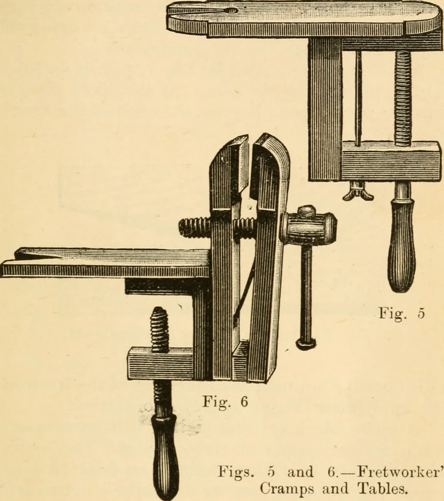 An illustration from Bamboo work; comprising the construction of furniture, household fitments, and other articles in bamboo, 1901, leaf 22