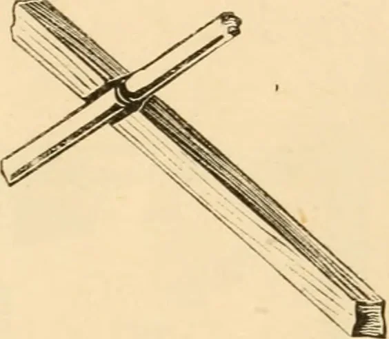 An illustration from Bamboo work; comprising the construction of furniture, household fitments, and other articles in bamboo, 1901, leaf 34