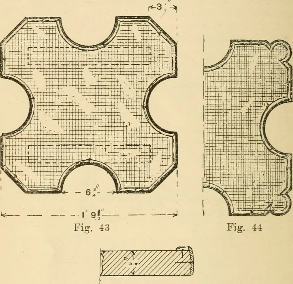 An illustration from Bamboo work; comprising the construction of furniture, household fitments, and other articles in bamboo, 1901, leaf 49