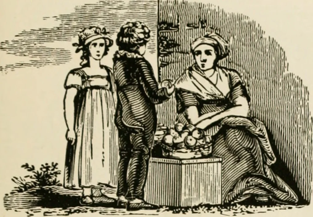 An illustration from Banbury chap books and nursery toy book literature [of the XVIII and early XIX centuries], 1890, leaf 100