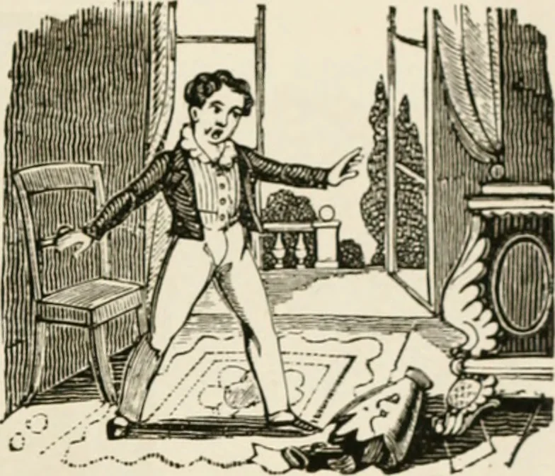 An illustration from Banbury chap books and nursery toy book literature [of the XVIII and early XIX centuries], 1890, leaf 100
