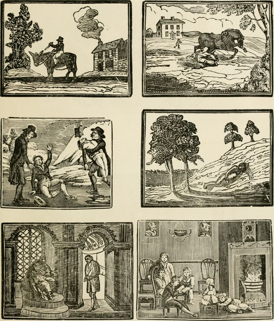 An illustration from Banbury chap books and nursery toy book literature [of the XVIII and early XIX centuries], 1890, leaf 104