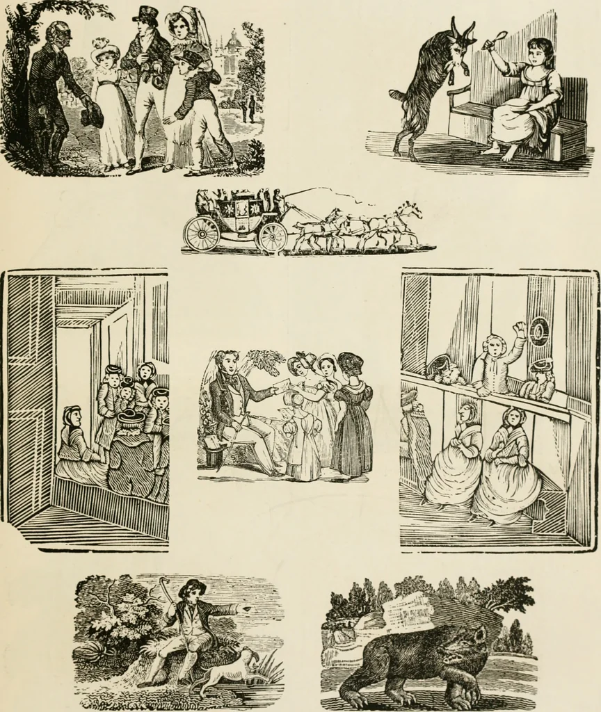 An illustration from Banbury chap books and nursery toy book literature [of the XVIII and early XIX centuries], 1890, leaf 106