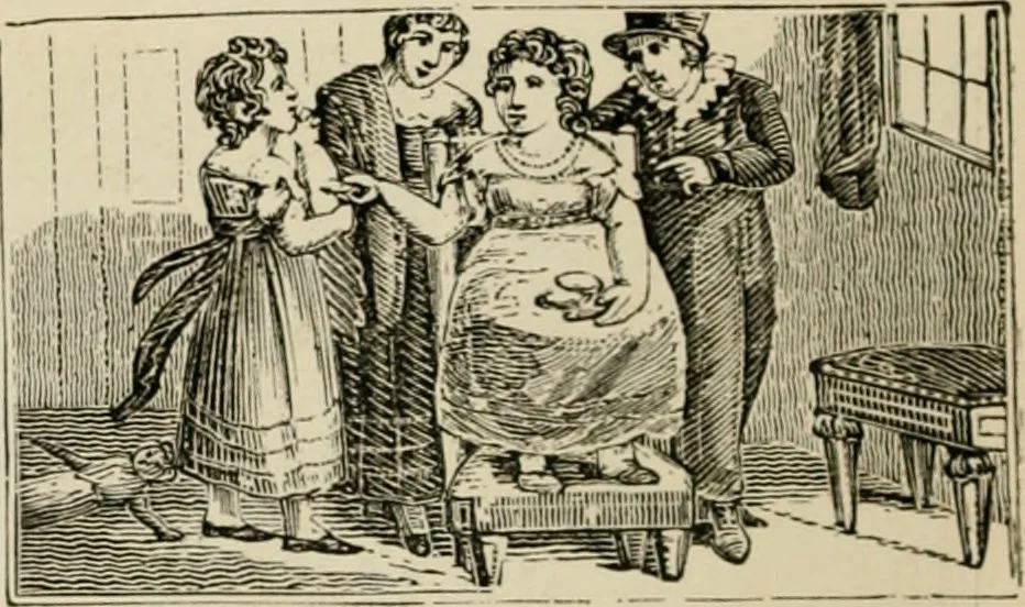 An illustration from Banbury chap books and nursery toy book literature [of the XVIII and early XIX centuries], 1890, leaf 115