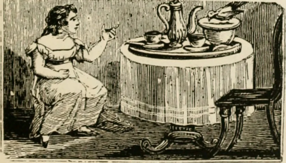 An illustration from Banbury chap books and nursery toy book literature [of the XVIII and early XIX centuries], 1890, leaf 116
