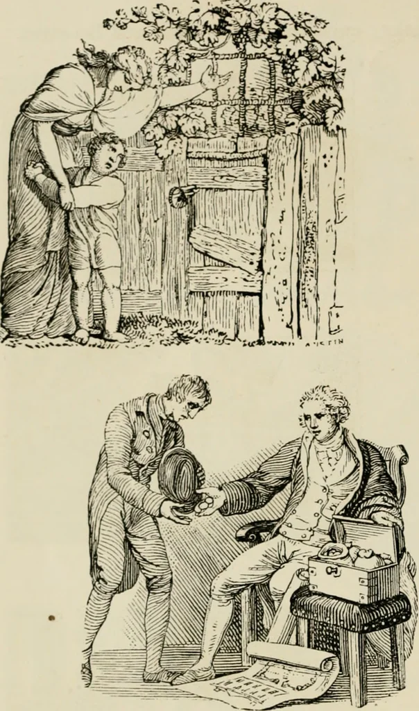 An illustration from Banbury chap books and nursery toy book literature [of the XVIII and early XIX centuries], 1890, leaf 121
