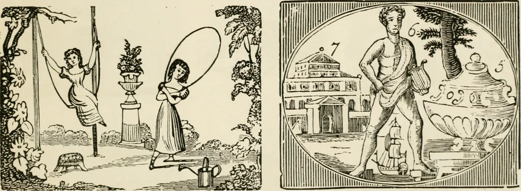 An illustration from Banbury chap books and nursery toy book literature [of the XVIII and early XIX centuries], 1890, leaf 124