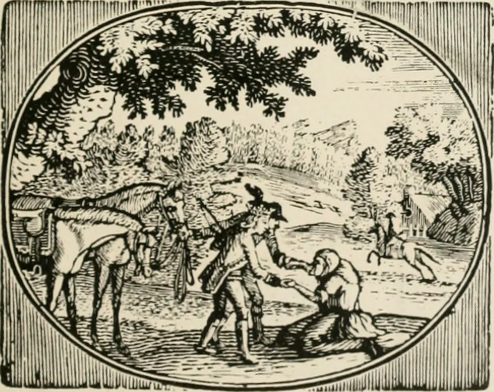 An illustration from Banbury chap books and nursery toy book literature [of the XVIII and early XIX centuries], 1890, leaf 22