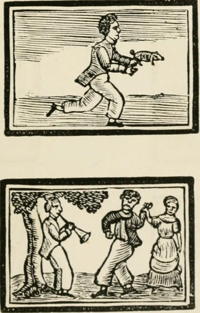 An illustration from Banbury chap books and nursery toy book literature [of the XVIII and early XIX centuries], 1890, leaf 30