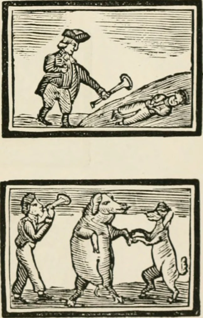 An illustration from Banbury chap books and nursery toy book literature [of the XVIII and early XIX centuries], 1890, leaf 30