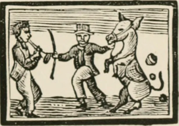 An illustration from Banbury chap books and nursery toy book literature [of the XVIII and early XIX centuries], 1890, leaf 30