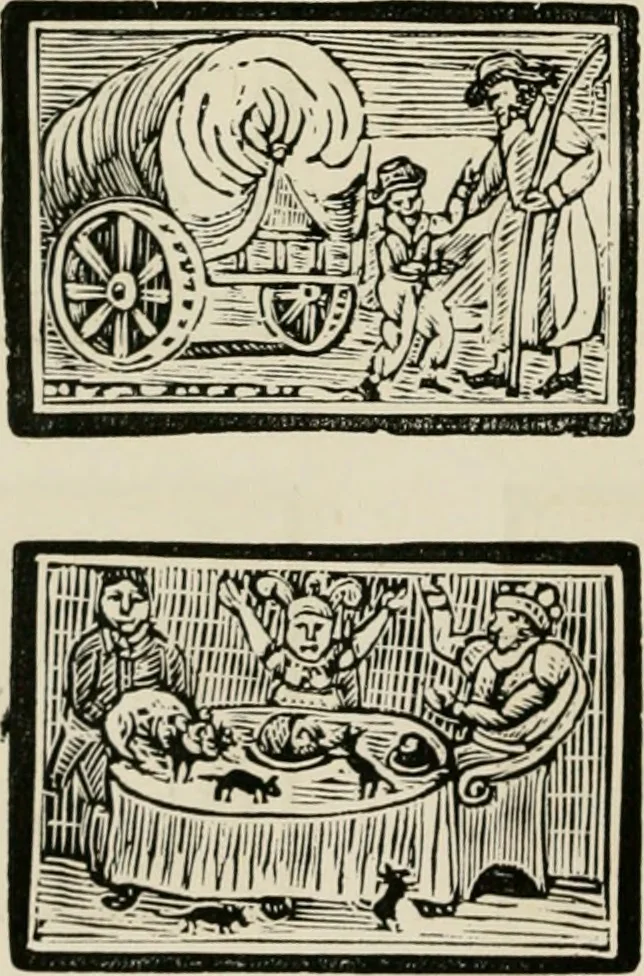 An illustration from Banbury chap books and nursery toy book literature [of the XVIII and early XIX centuries], 1890, leaf 31