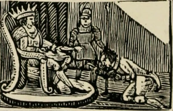 An illustration from Banbury chap books and nursery toy book literature [of the XVIII and early XIX centuries], 1890, leaf 31