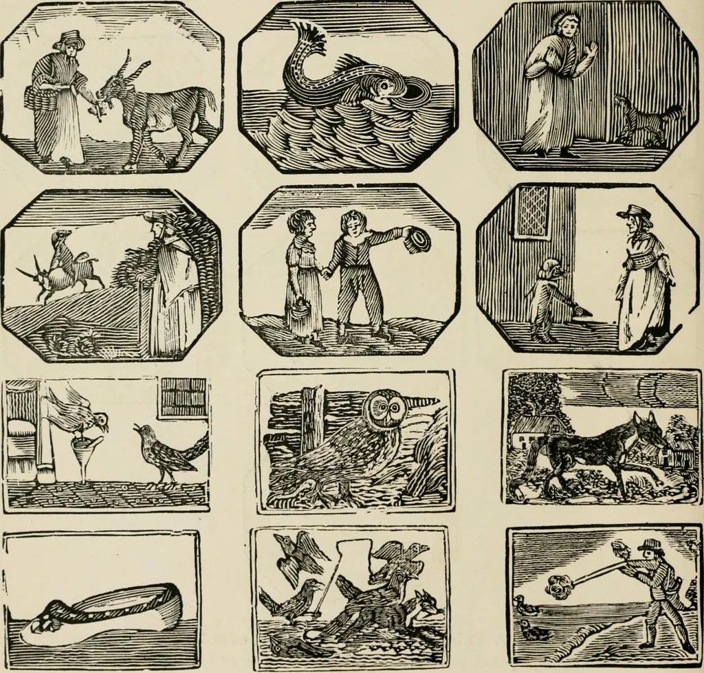 An illustration from Banbury chap books and nursery toy book literature [of the XVIII and early XIX centuries], 1890, leaf 33