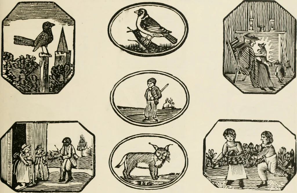 An illustration from Banbury chap books and nursery toy book literature [of the XVIII and early XIX centuries], 1890, leaf 34
