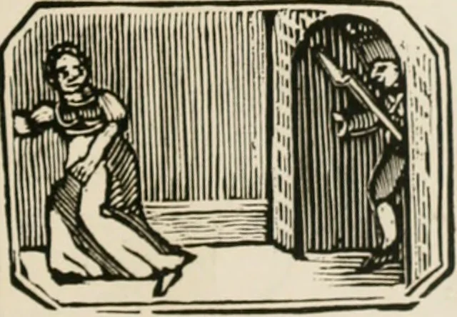 An illustration from Banbury chap books and nursery toy book literature [of the XVIII and early XIX centuries], 1890, leaf 34