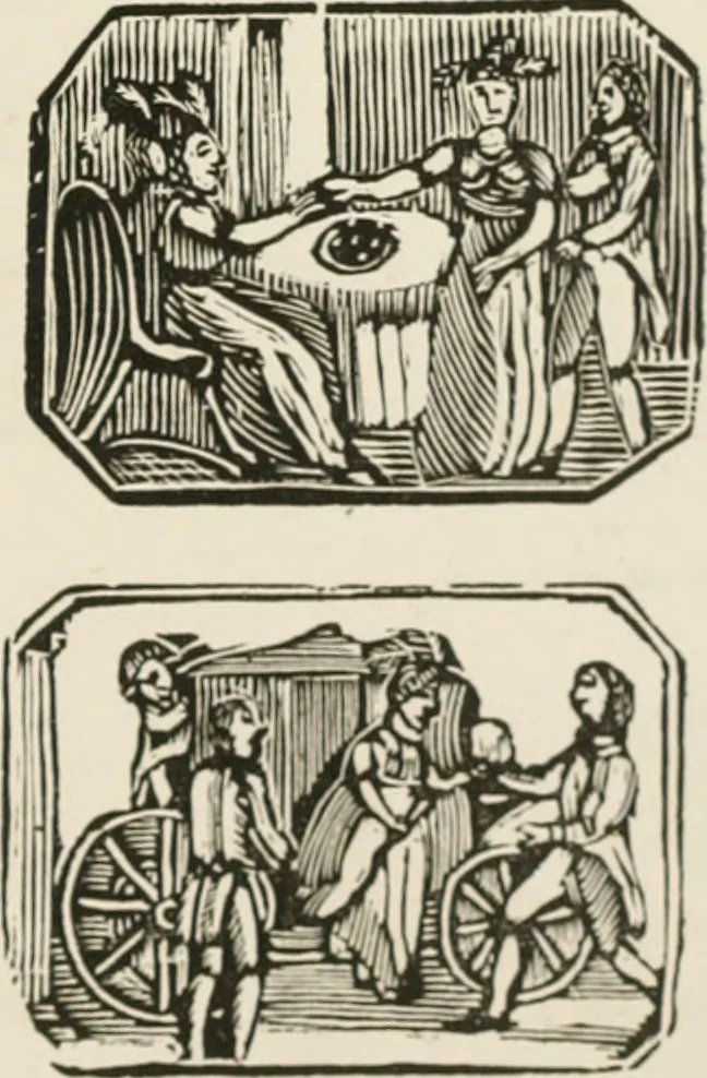 An illustration from Banbury chap books and nursery toy book literature [of the XVIII and early XIX centuries], 1890, leaf 34