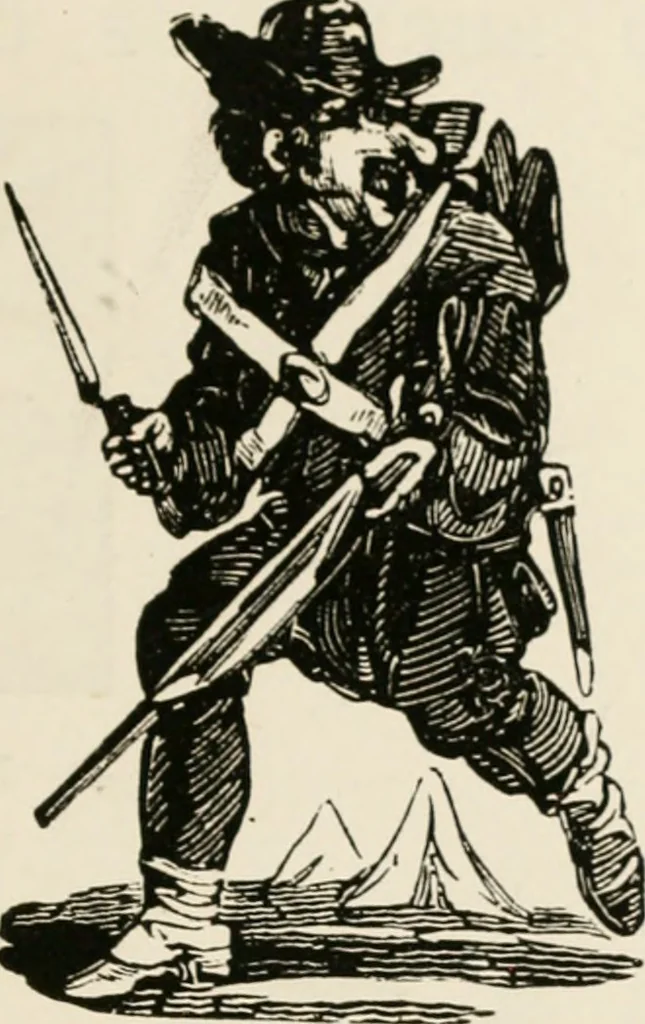 An illustration from Banbury chap books and nursery toy book literature [of the XVIII and early XIX centuries], 1890, leaf 48