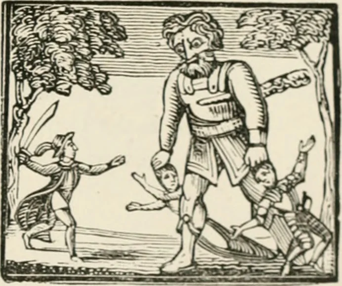 An illustration from Banbury chap books and nursery toy book literature [of the XVIII and early XIX centuries], 1890, leaf 48