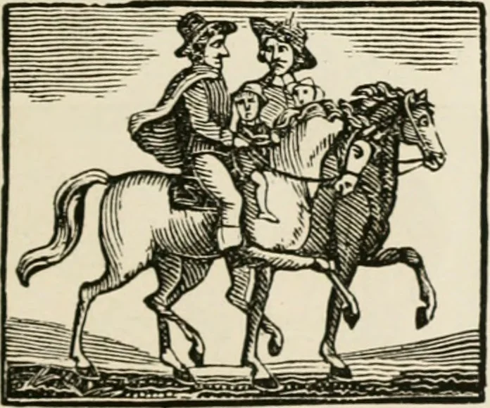An illustration from Banbury chap books and nursery toy book literature [of the XVIII and early XIX centuries], 1890, leaf 52