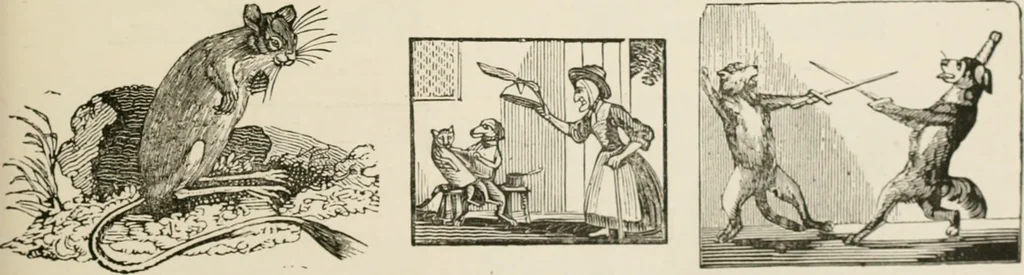 An illustration from Banbury chap books and nursery toy book literature [of the XVIII and early XIX centuries], 1890, leaf 54