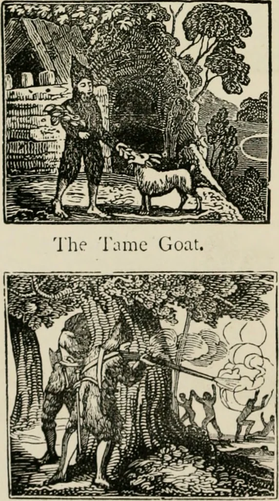 An illustration from Banbury chap books and nursery toy book literature [of the XVIII and early XIX centuries], 1890, leaf 55