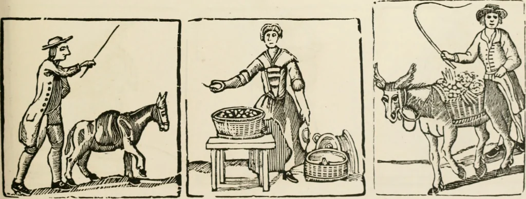 An illustration from Banbury chap books and nursery toy book literature [of the XVIII and early XIX centuries], 1890, leaf 60