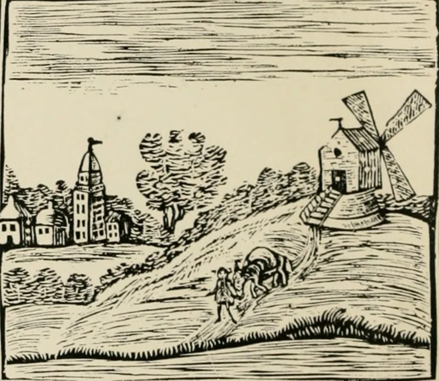 An illustration from Banbury chap books and nursery toy book literature [of the XVIII and early XIX centuries], 1890, leaf 7
