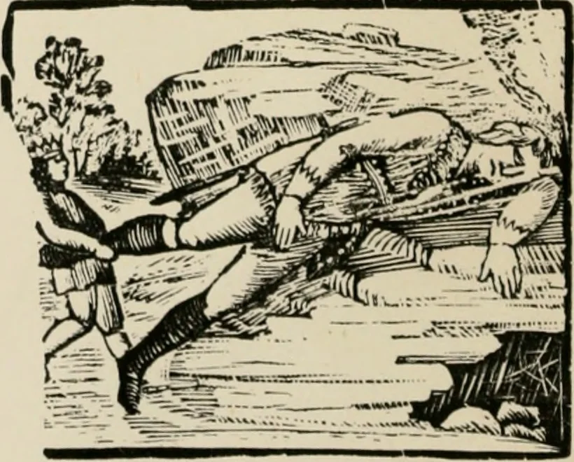 An illustration from Banbury chap books and nursery toy book literature [of the XVIII and early XIX centuries], 1890, leaf 7