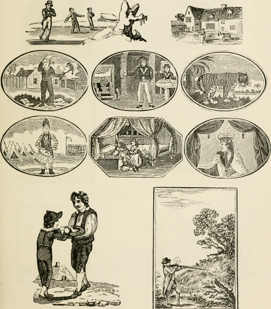 An illustration from Banbury chap books and nursery toy book literature [of the XVIII and early XIX centuries], 1890, leaf 72
