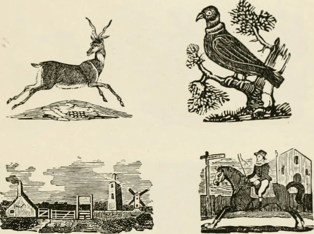 An illustration from Banbury chap books and nursery toy book literature [of the XVIII and early XIX centuries], 1890, leaf 78