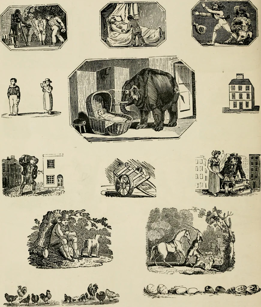 An illustration from Banbury chap books and nursery toy book literature [of the XVIII and early XIX centuries], 1890, leaf 85