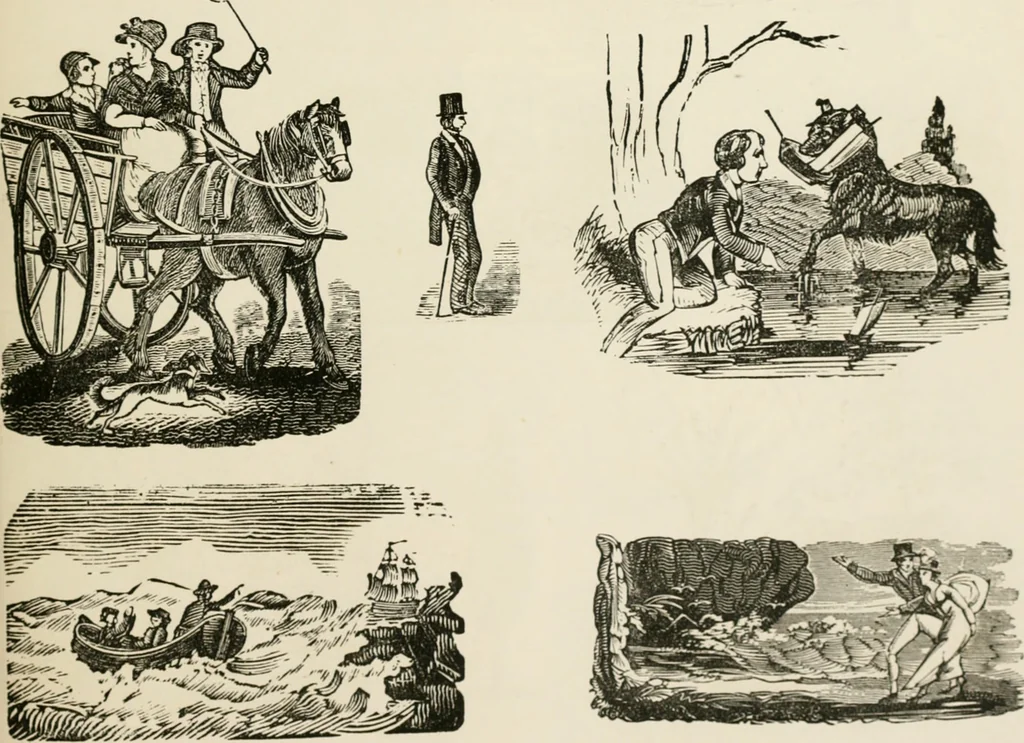 An illustration from Banbury chap books and nursery toy book literature [of the XVIII and early XIX centuries], 1890, leaf 86