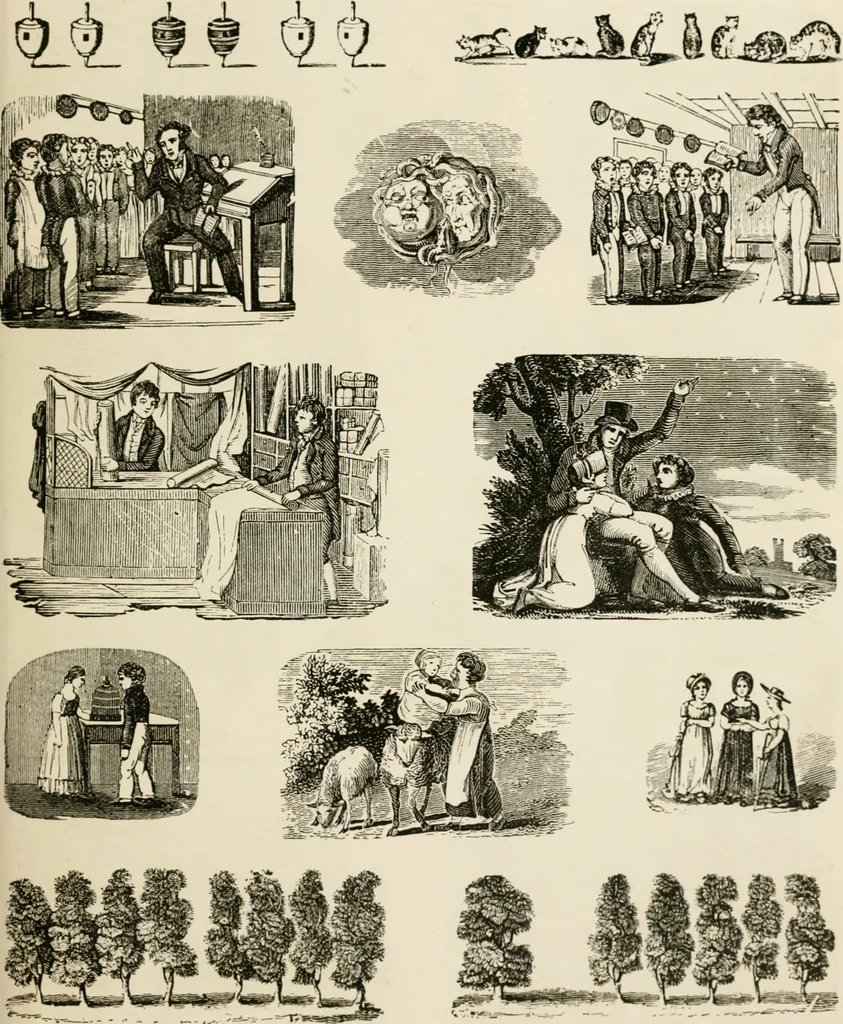 An illustration from Banbury chap books and nursery toy book literature [of the XVIII and early XIX centuries], 1890, leaf 88