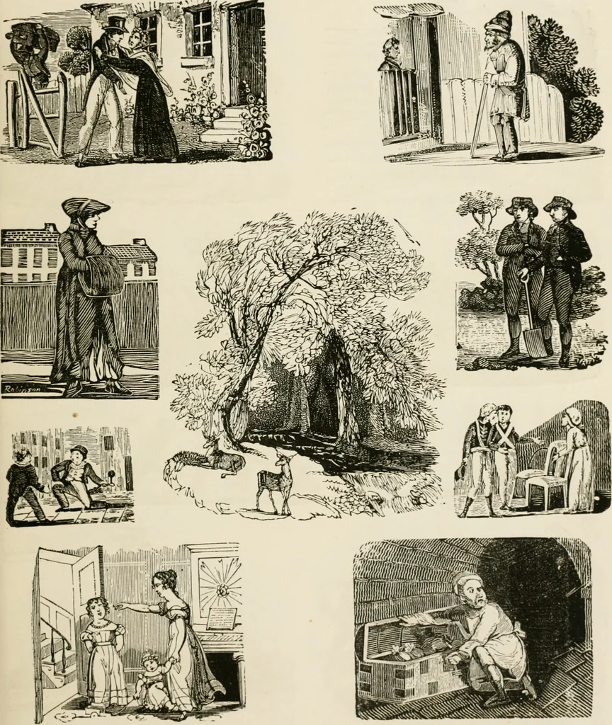 An illustration from Banbury chap books and nursery toy book literature [of the XVIII and early XIX centuries], 1890, leaf 90