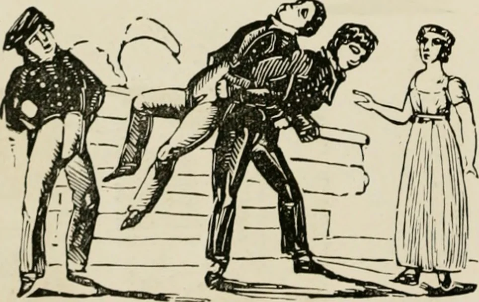 An illustration from Banbury chap books and nursery toy book literature [of the XVIII and early XIX centuries], 1890, leaf 93