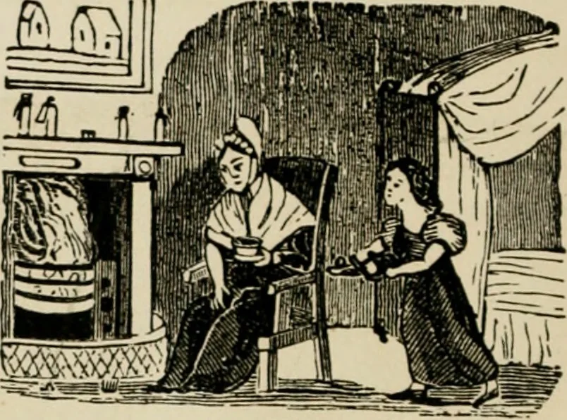 An illustration from Banbury chap books and nursery toy book literature [of the XVIII and early XIX centuries], 1890, leaf 95