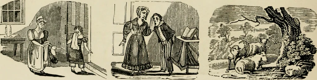 An illustration from Banbury chap books and nursery toy book literature [of the XVIII and early XIX centuries], 1890, leaf 95