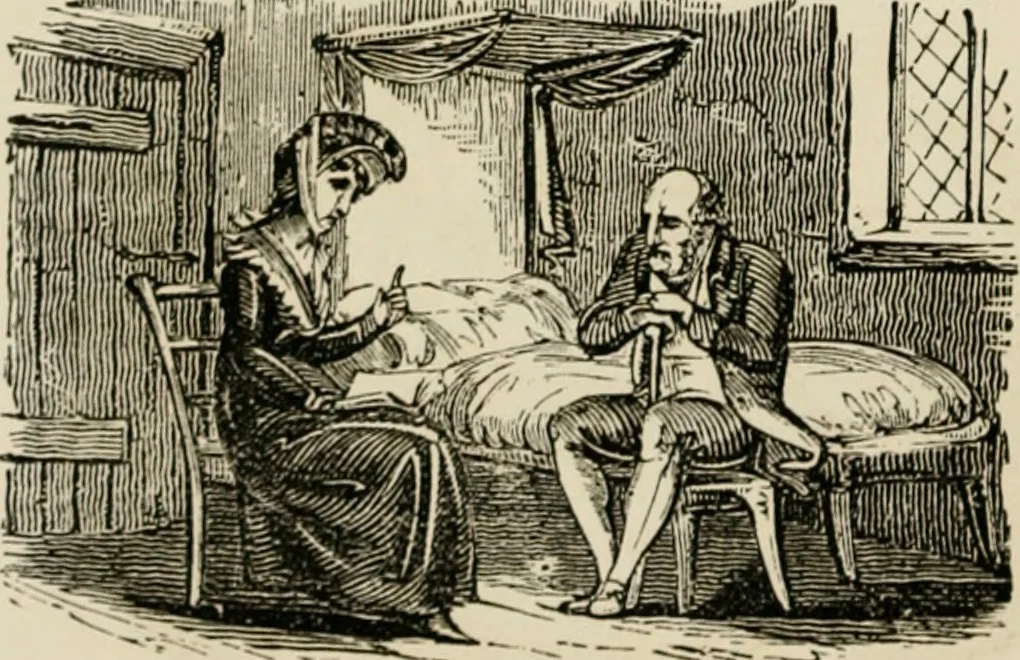 An illustration from Banbury chap books and nursery toy book literature [of the XVIII and early XIX centuries], 1890, leaf 95