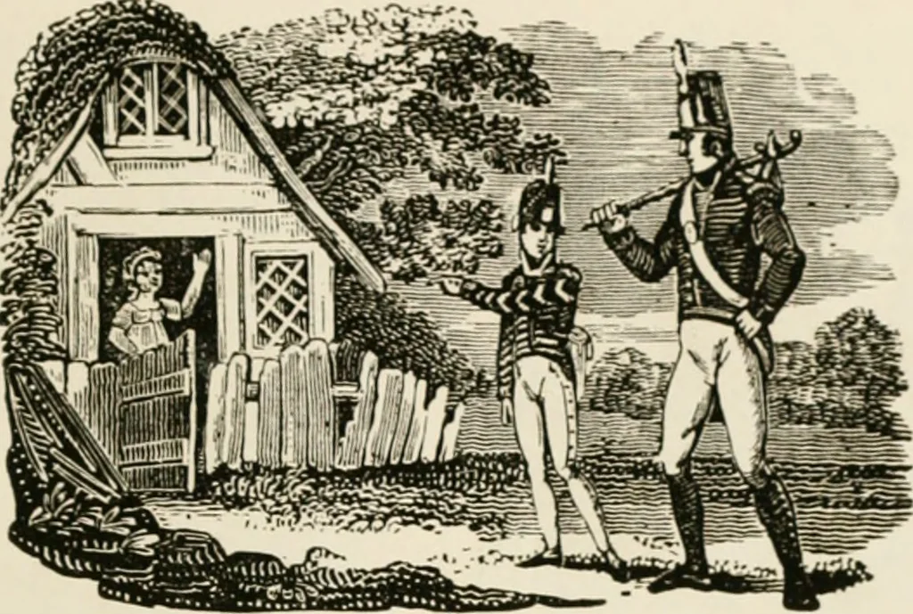 An illustration from Banbury chap books and nursery toy book literature [of the XVIII and early XIX centuries], 1890, leaf 96
