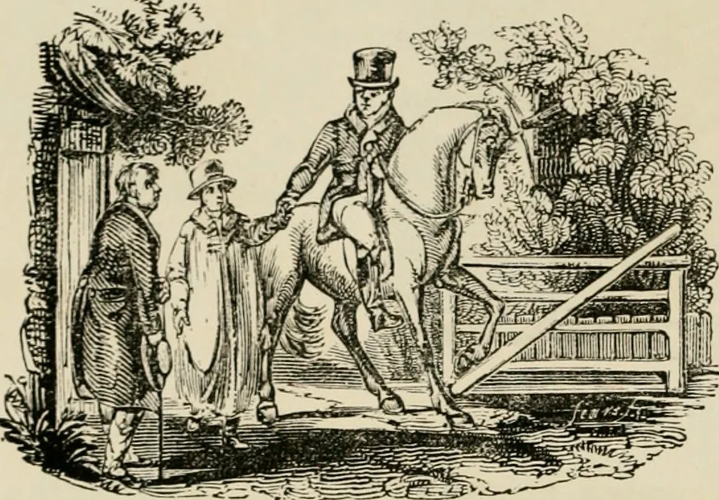 An illustration from Banbury chap books and nursery toy book literature [of the XVIII and early XIX centuries], 1890, leaf 97