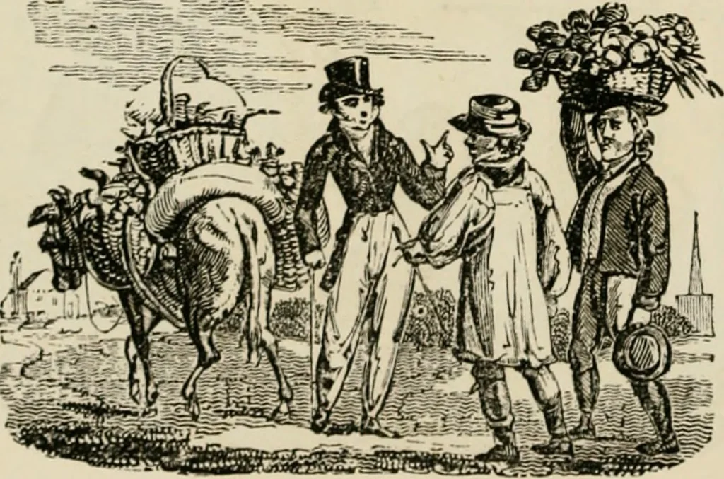 An illustration from Banbury chap books and nursery toy book literature [of the XVIII and early XIX centuries], 1890, leaf 97