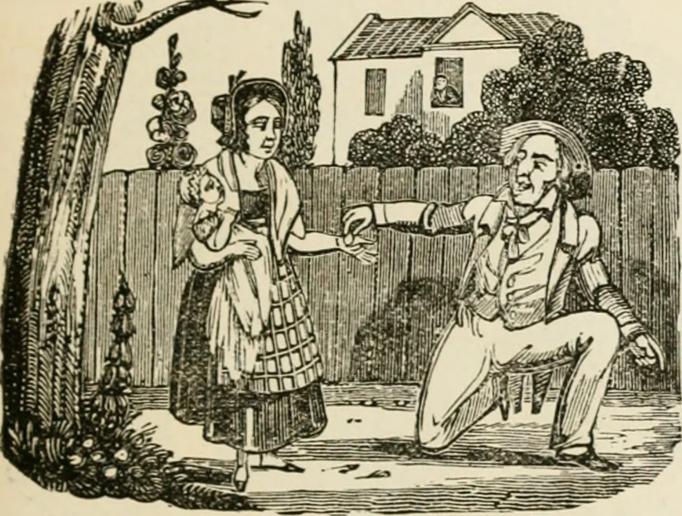 An illustration from Banbury chap books and nursery toy book literature [of the XVIII and early XIX centuries], 1890, leaf 98