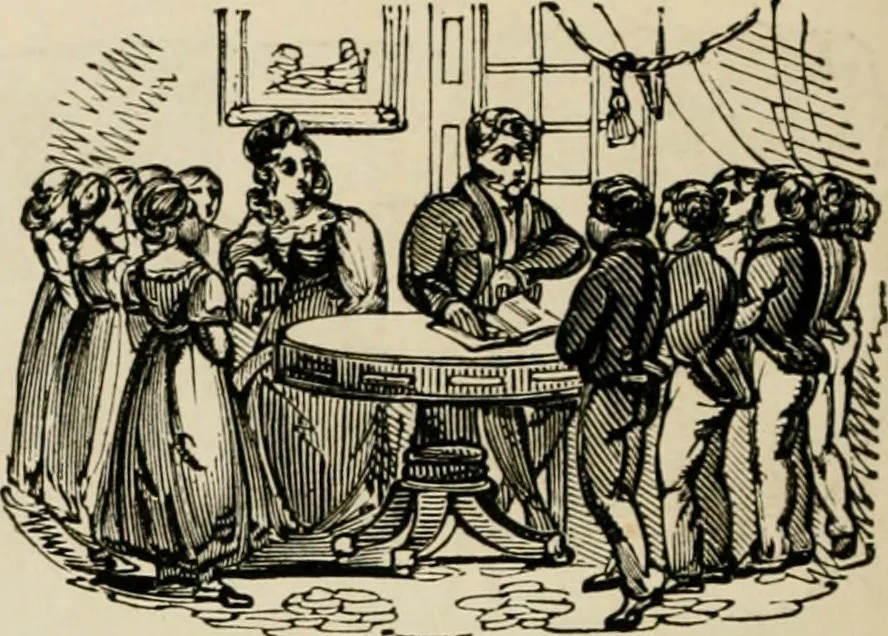 An illustration from Banbury chap books and nursery toy book literature [of the XVIII and early XIX centuries], 1890, leaf 99