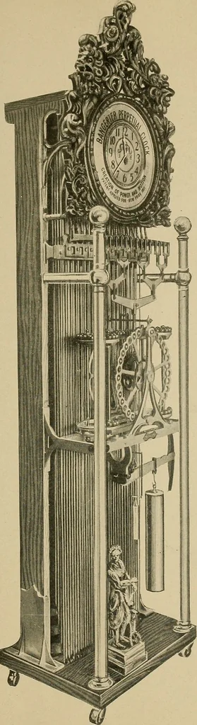 An illustration from Bangerter's inventions; his marvelous time clock, 1911, leaf 12