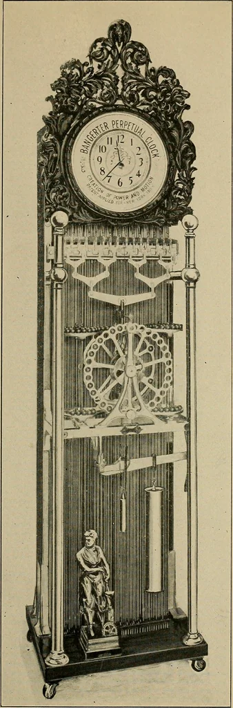 An illustration from Bangerter's inventions; his marvelous time clock, 1911, leaf 16